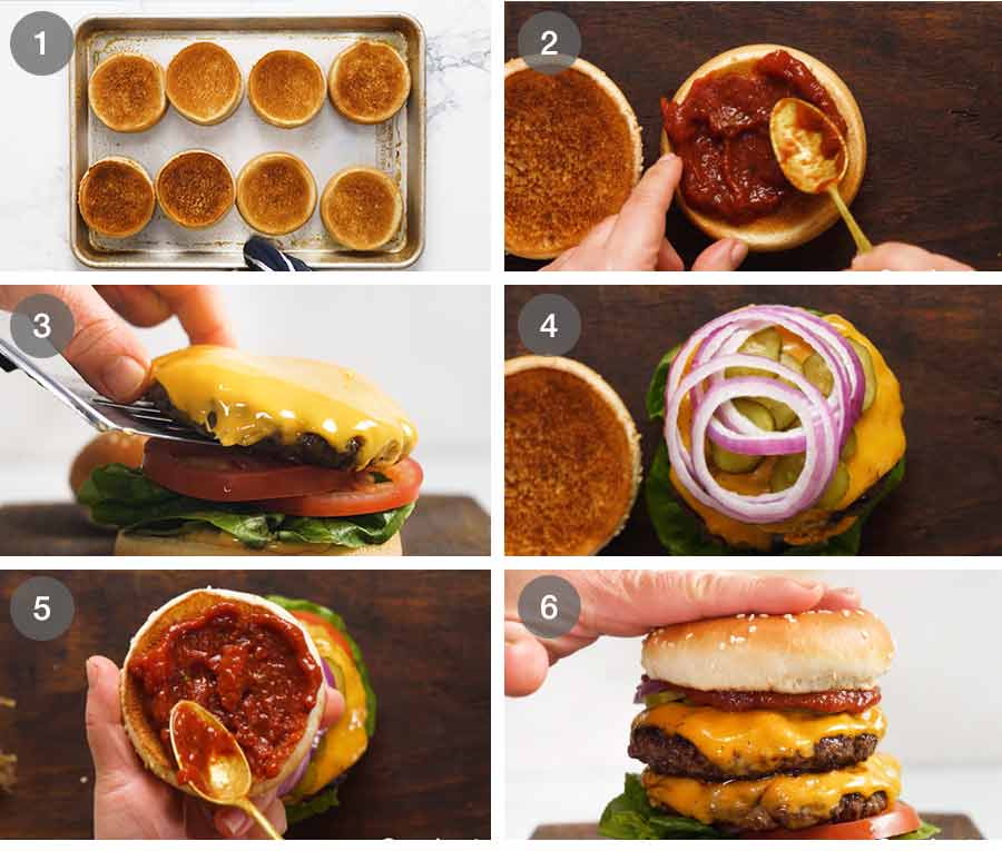 Cómo hago hamburguesas con queso