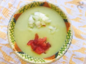 Sopa fría de calabacín y brócoli