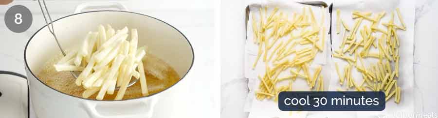 Cómo hacer papas fritas crujientes