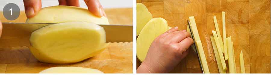Cómo hacer papas fritas crujientes