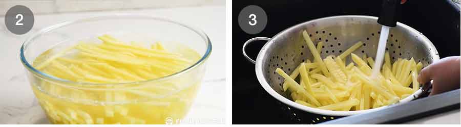 Cómo hacer papas fritas crujientes