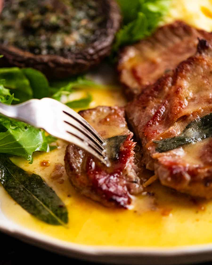 comer saltimboca