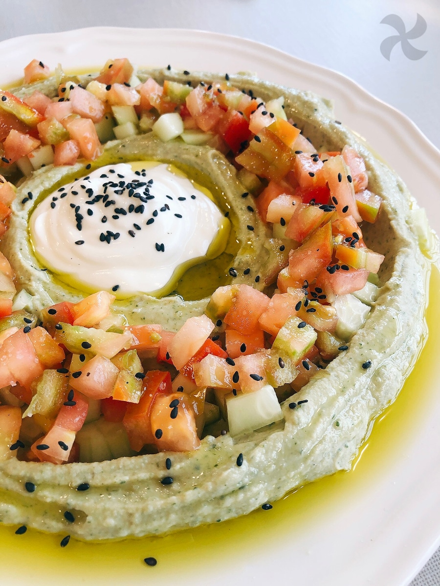 Hummus de cilantro