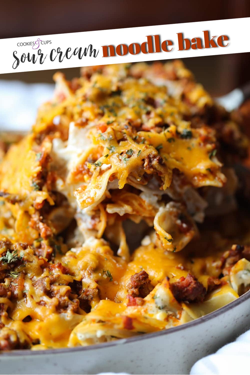 Cazuela de fideos con crema agria Imagen de Pinterest