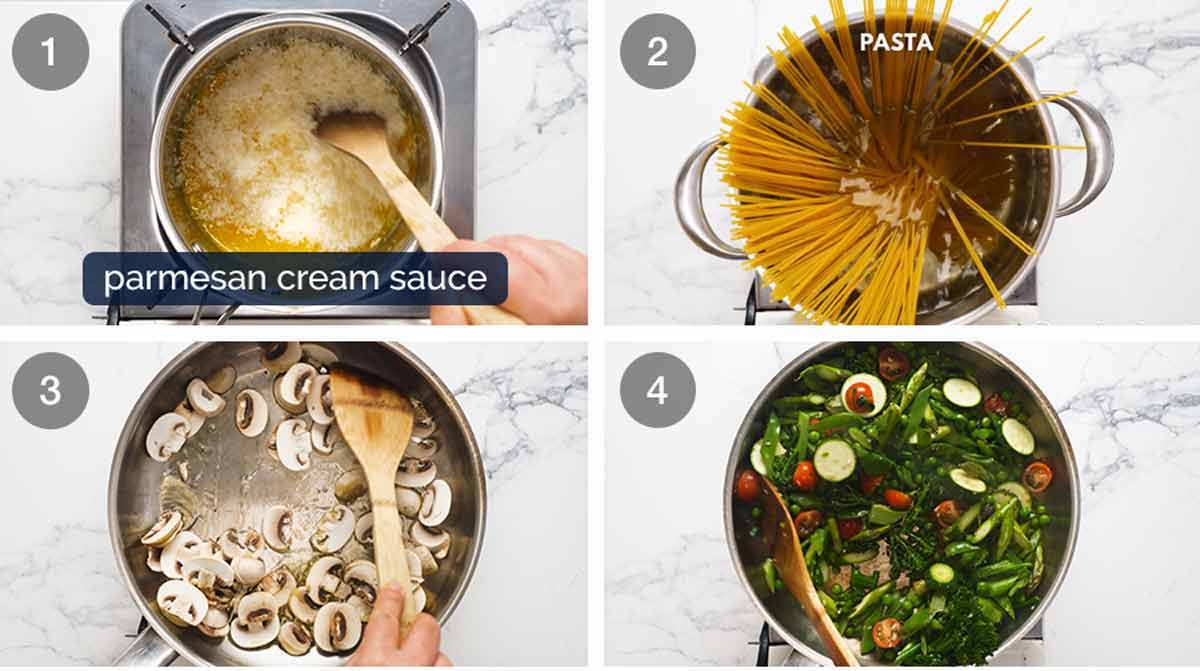 Cómo hacer Pasta Primavera