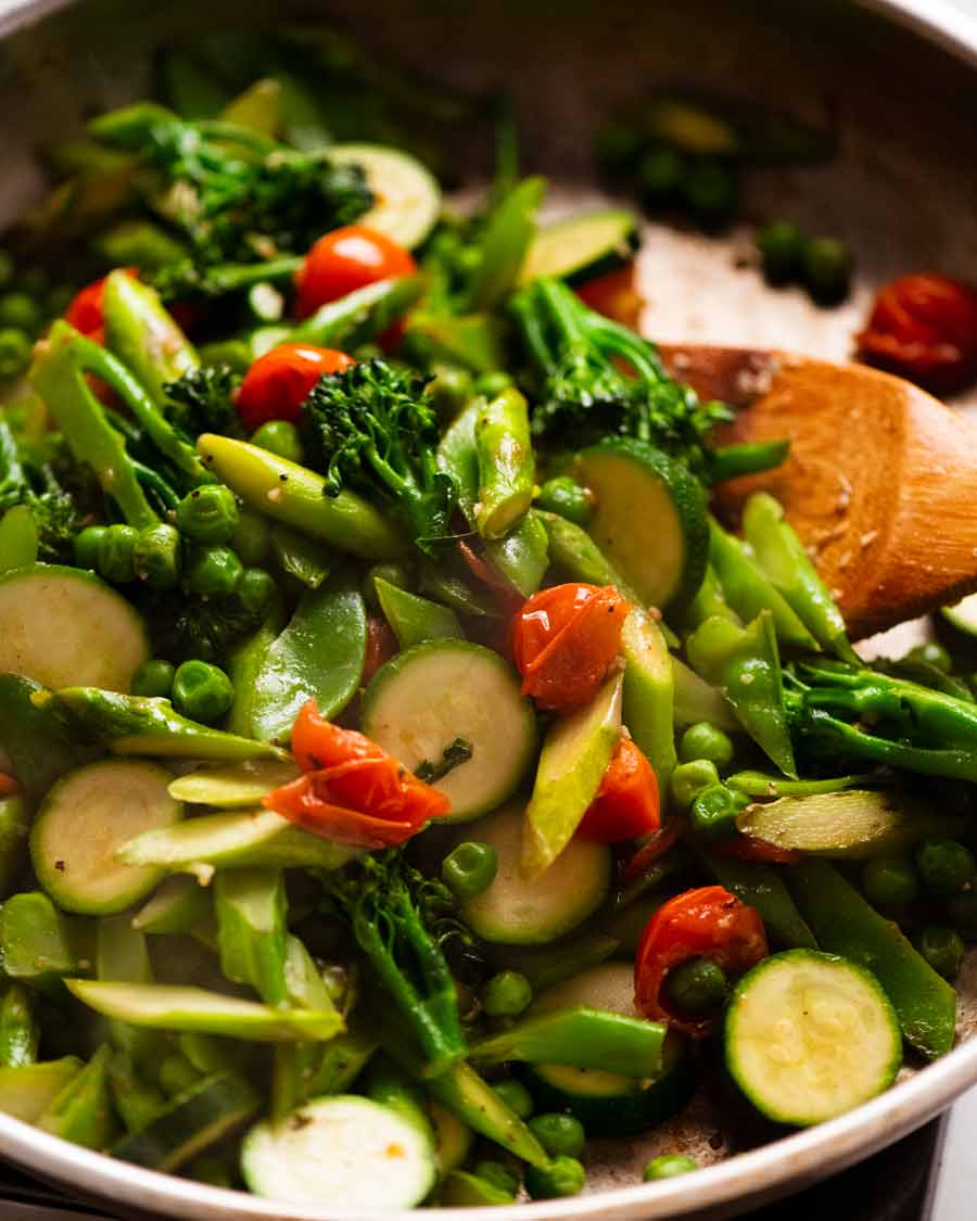 Verduras para Pasta Primavera