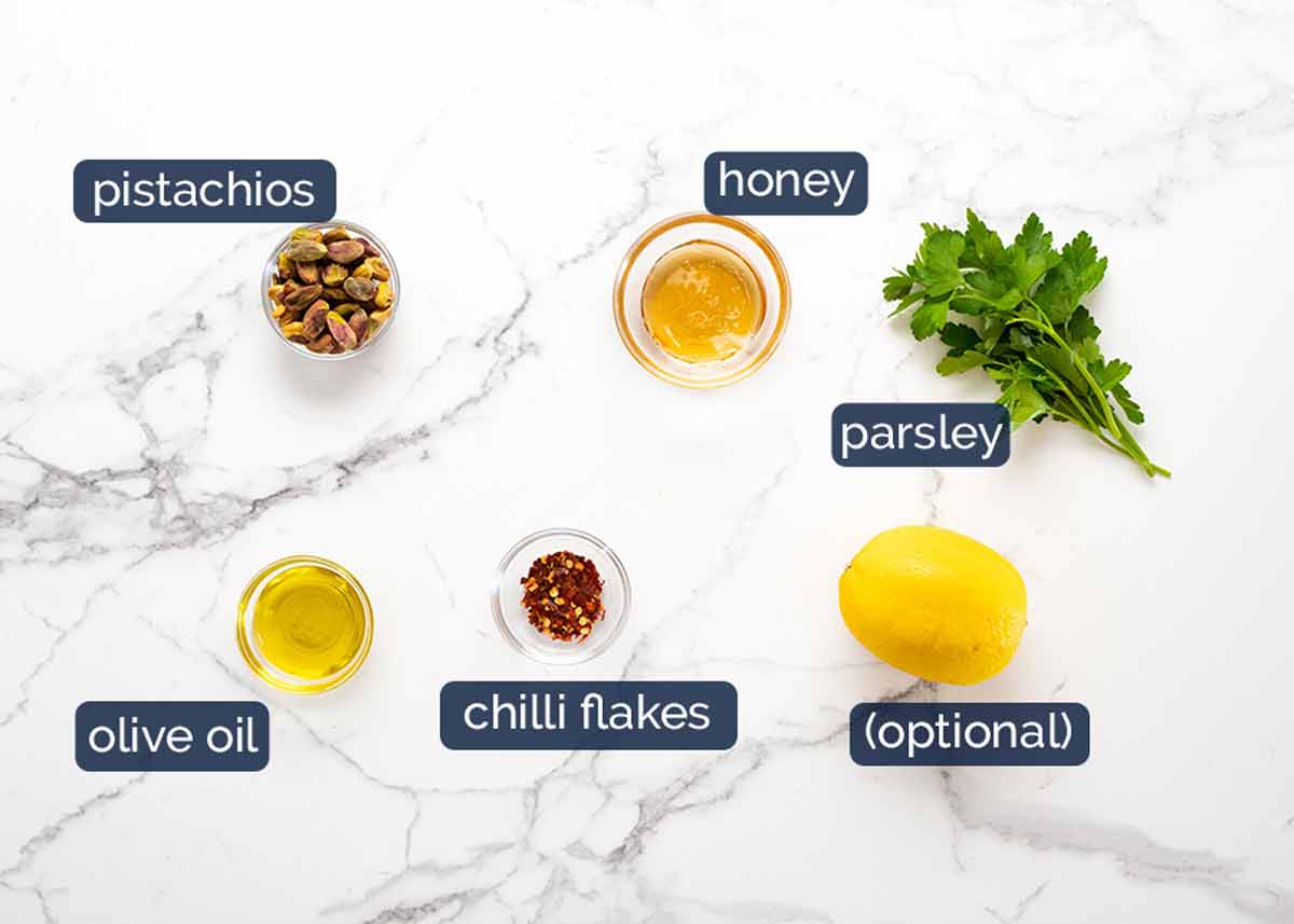 Ingredientes de la salsa cremosa de queso feta