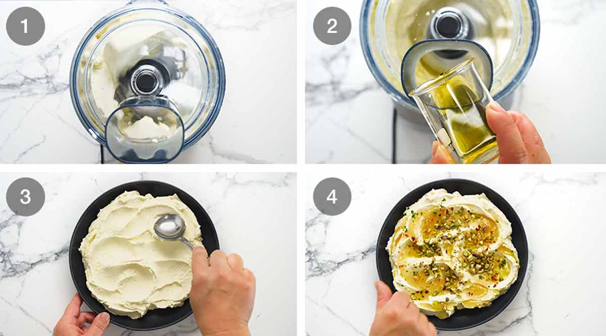 Cómo hacer salsa cremosa de queso feta