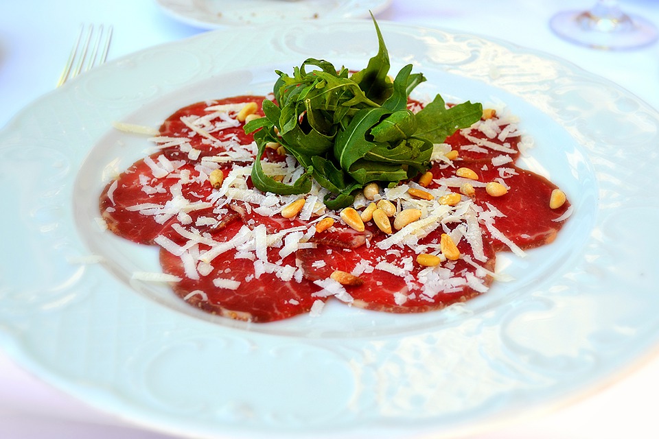 Idea de recetas para bajar de peso rápidamente 11 Carpaccio de ternera