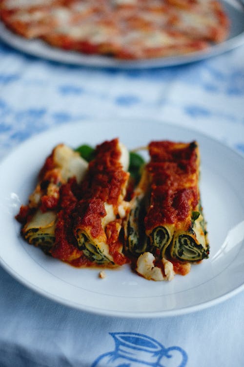 canelones de espinacas