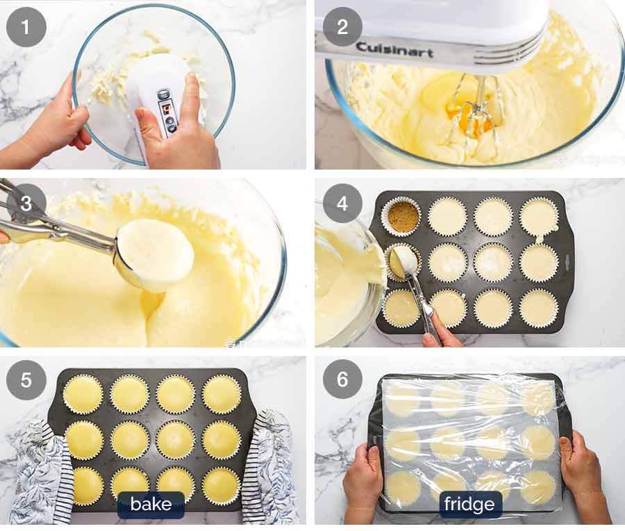 Cómo hacer Mini tartas de queso