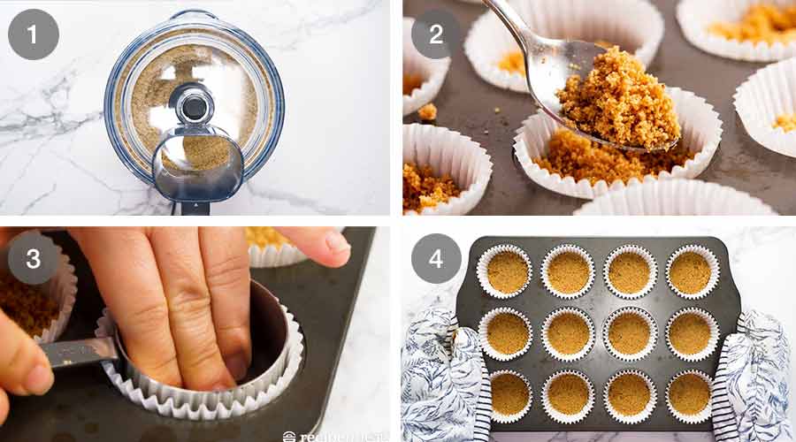 Cómo hacer Mini tartas de queso