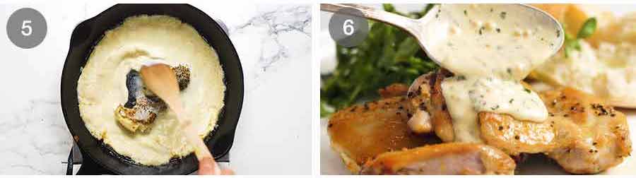 Cómo hacer pollo con salsa cremosa de mostaza