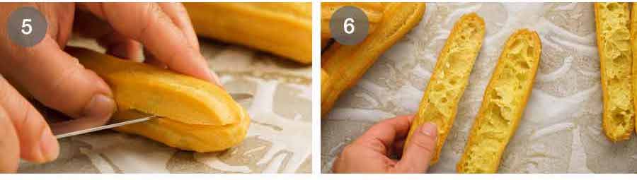 Cómo hacer Eclairs