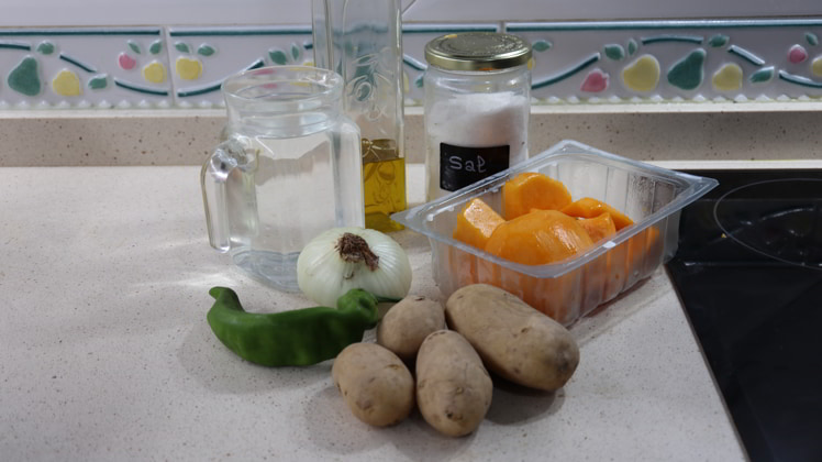 Ingredientes-patatas-con-calabaza-olla-gm Ingredientes patatas con calabaza olla gm