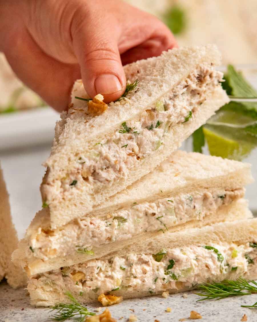 Primer plano de los mejores sándwiches de pollo