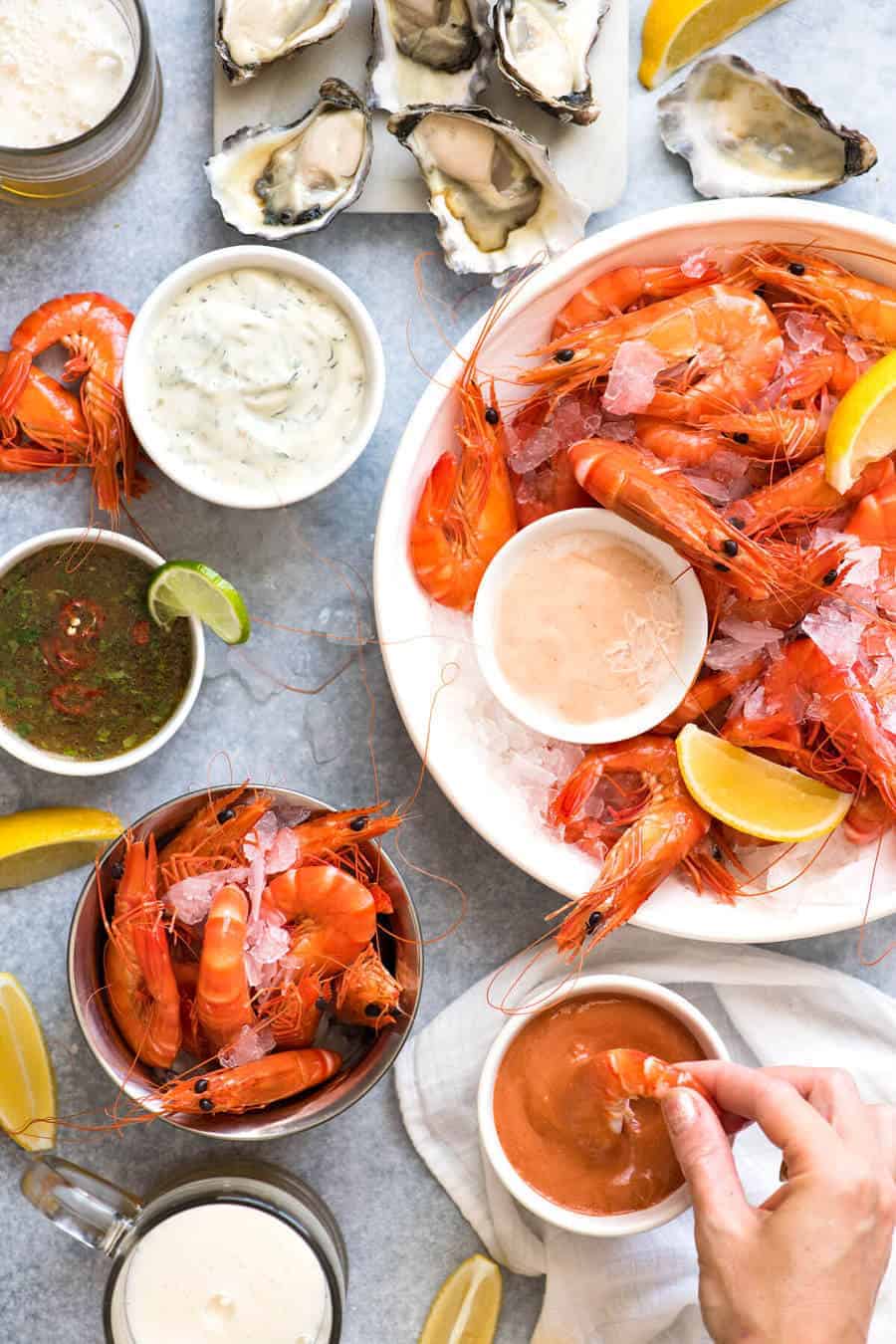Salsas para mojar gambas Recipetineats.com