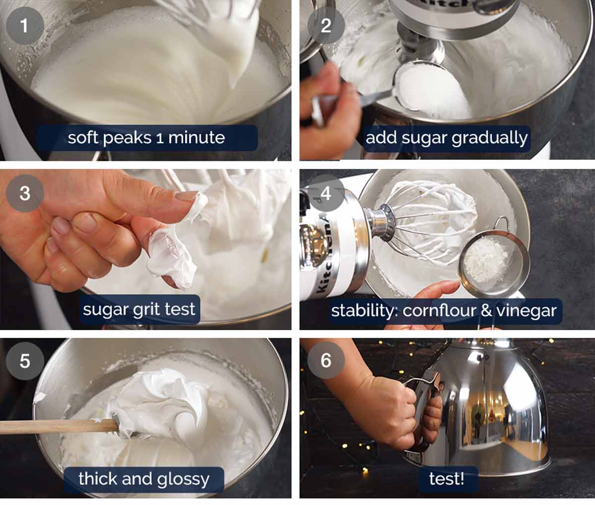 Cómo hacer mini pavlovas