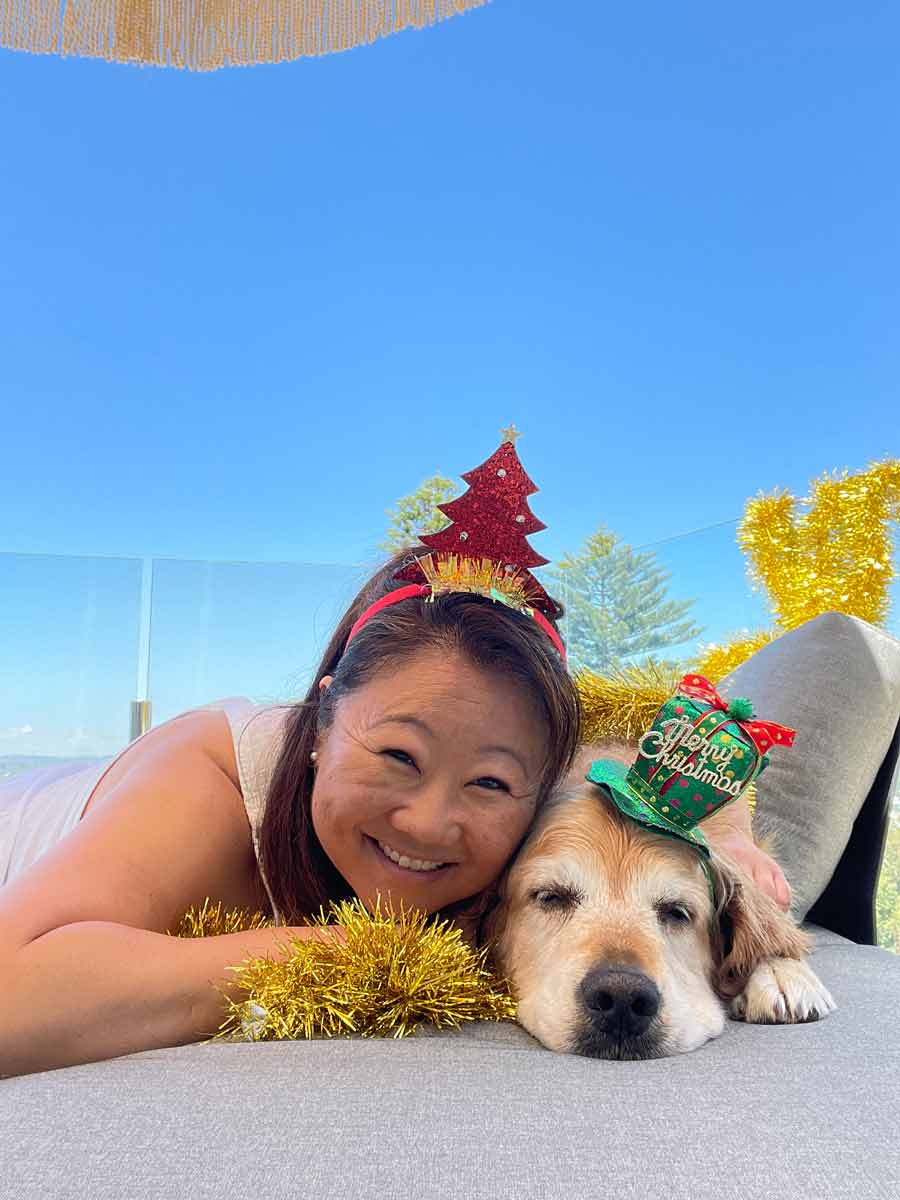 Selfie navideño de Nagi Dozer 2022