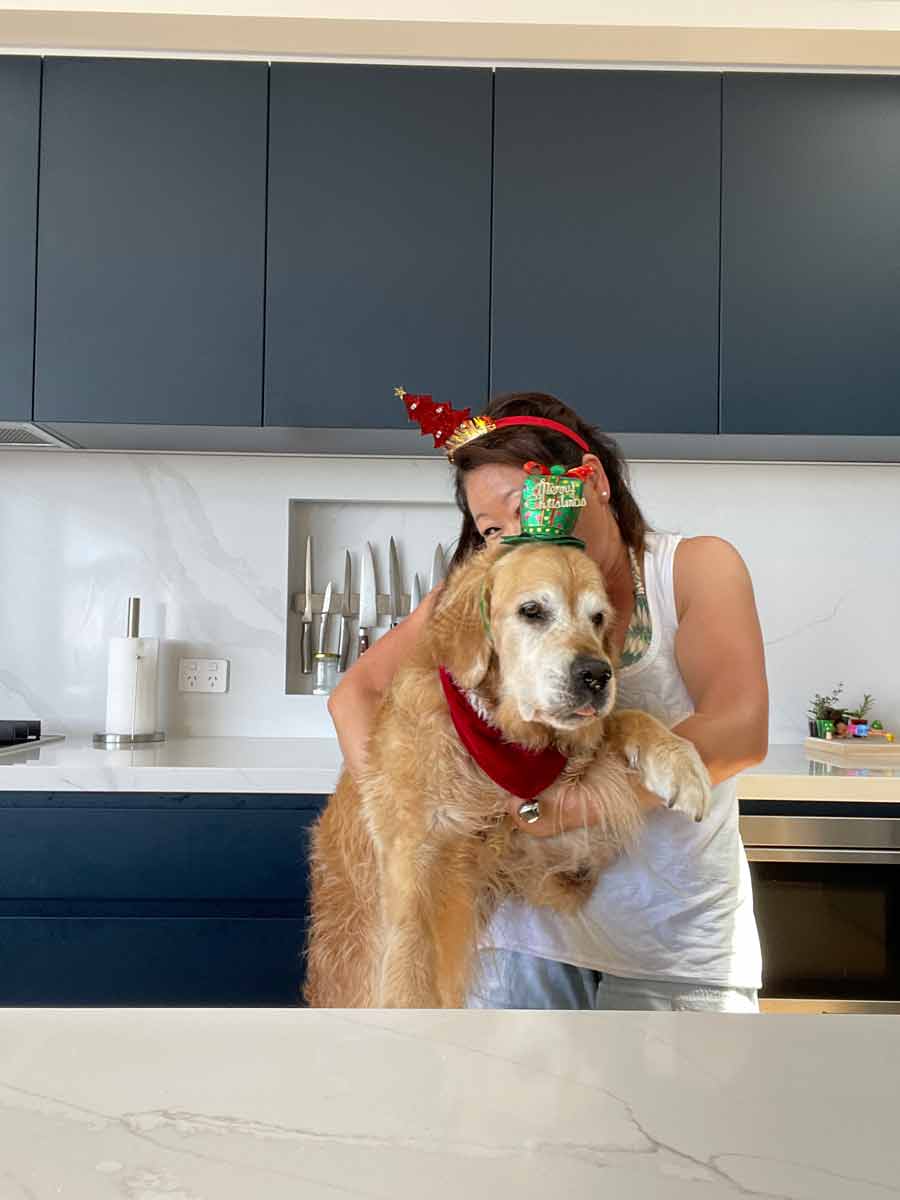 Selfie navideño de Nagi Dozer 2022