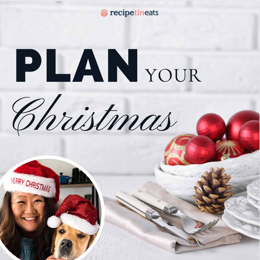 Planificación del menú de Navidad