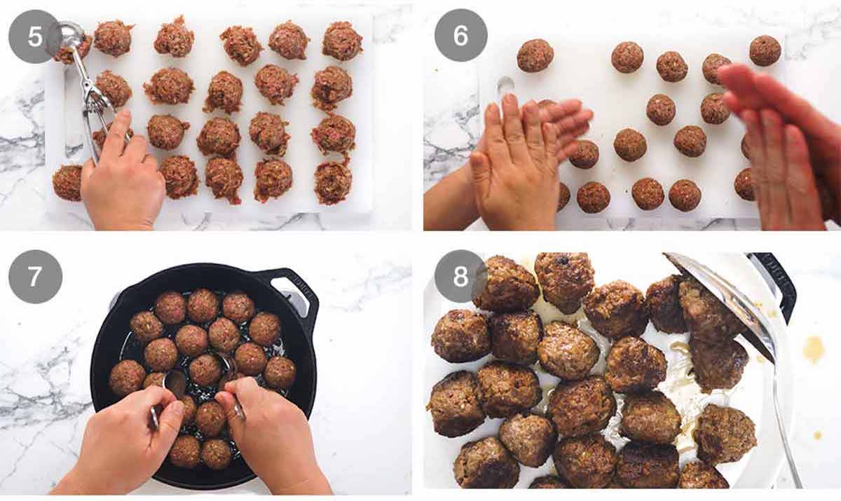 Cómo hacer albóndigas de bistec Salisbury