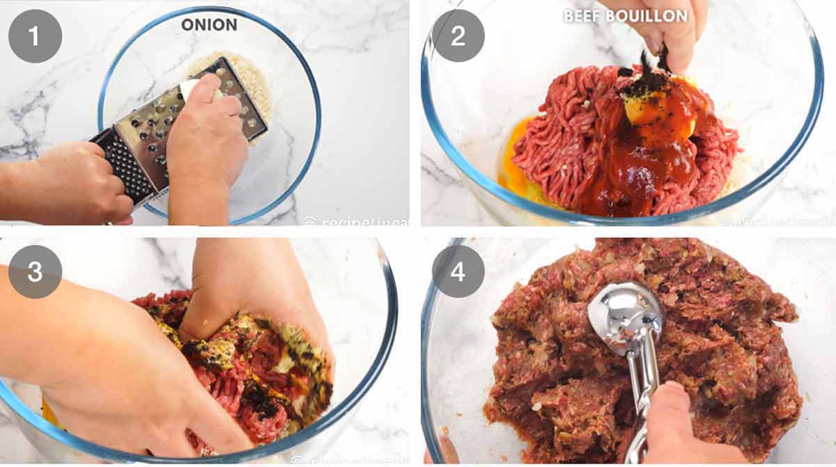 Cómo hacer albóndigas de bistec Salisbury