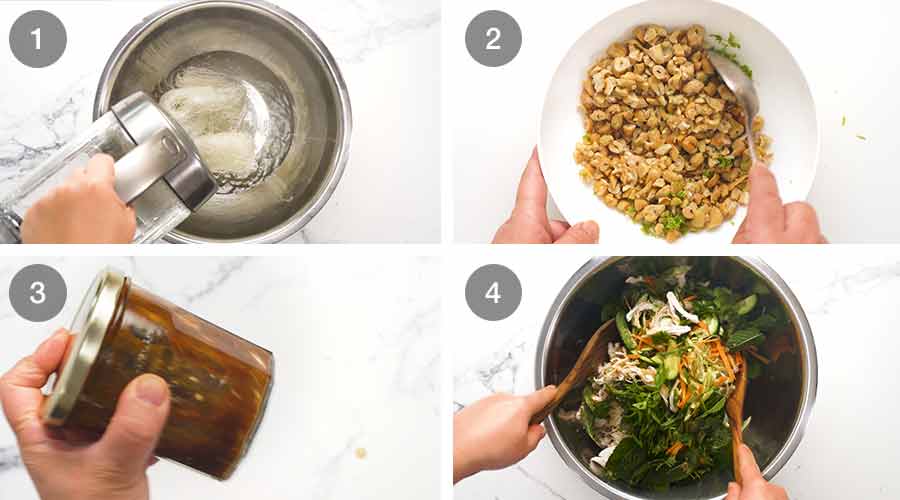 Cómo hacer Ensalada de fideos de vidrio