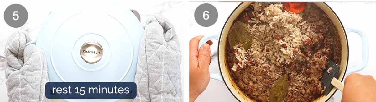 Cómo hacer arroz con coco jamaicano y guisantes (frijoles)