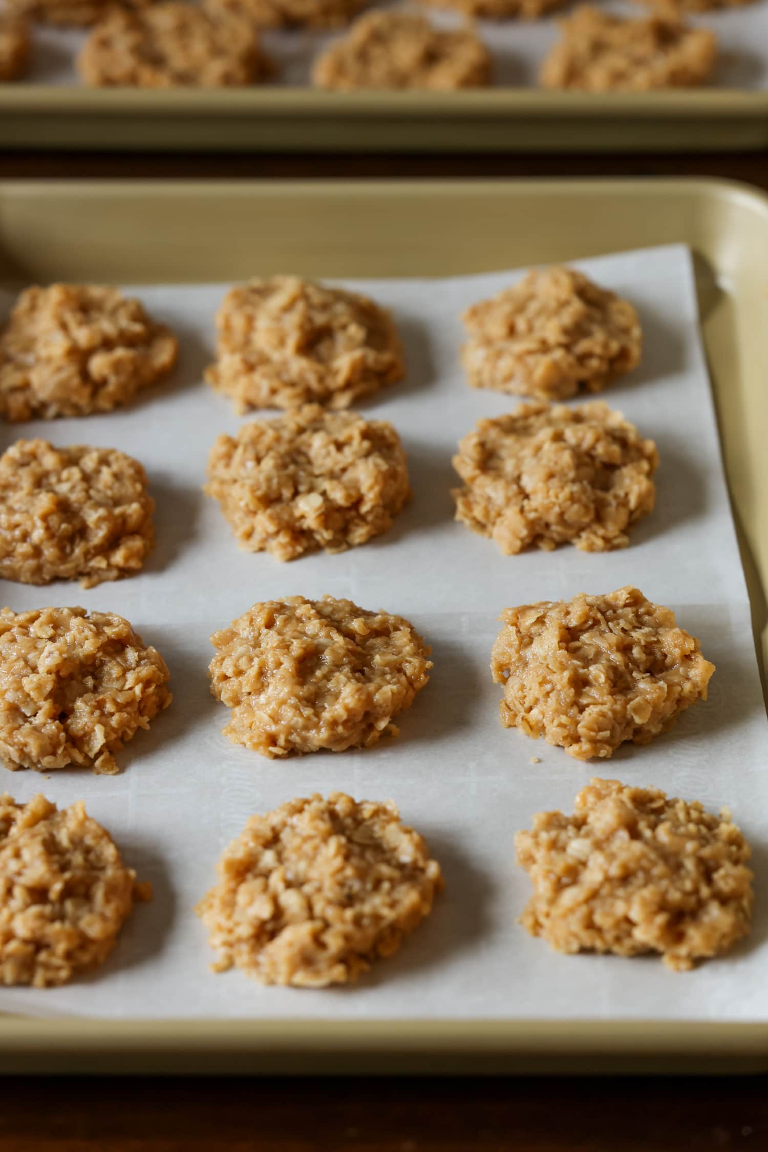 Galletas de mantequilla de maní sin hornear
