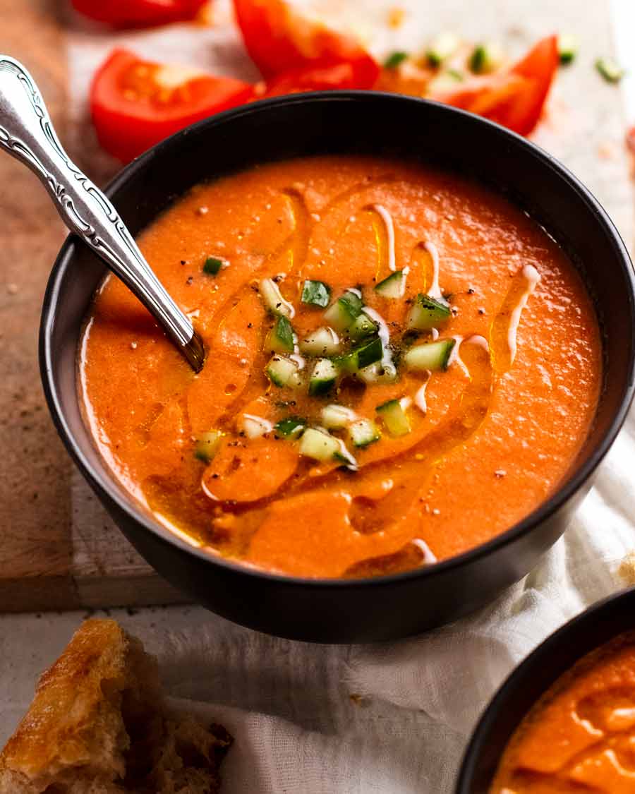 Cuenco de gazpacho