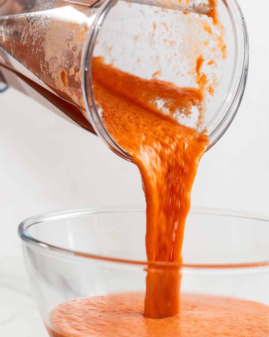 verter gazpacho