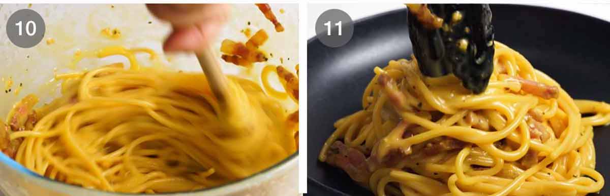 como hacer carbonara