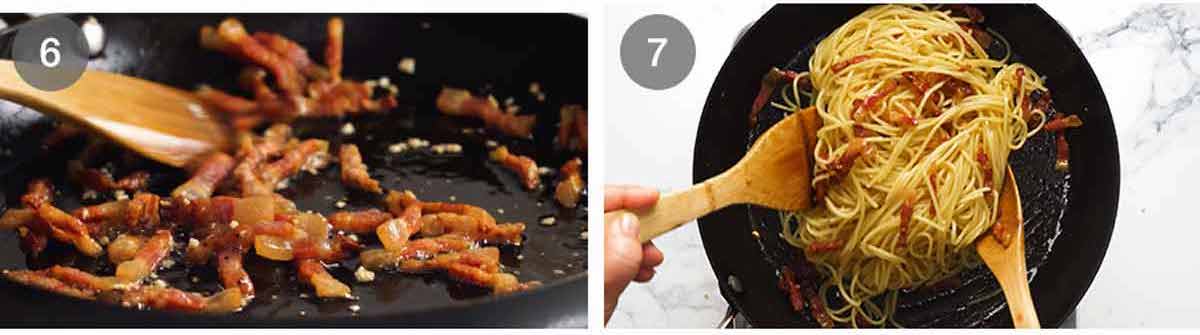 como hacer carbonara