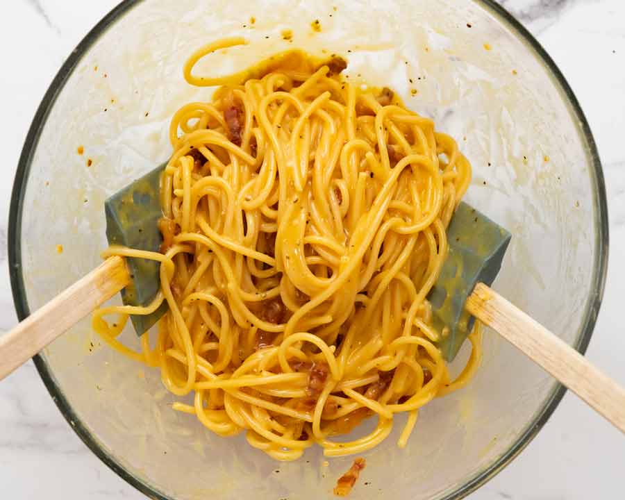Cuenco de Carbonara