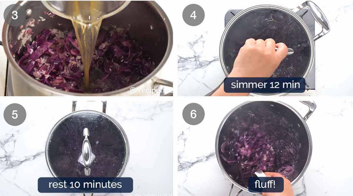 Como hacer arroz morado