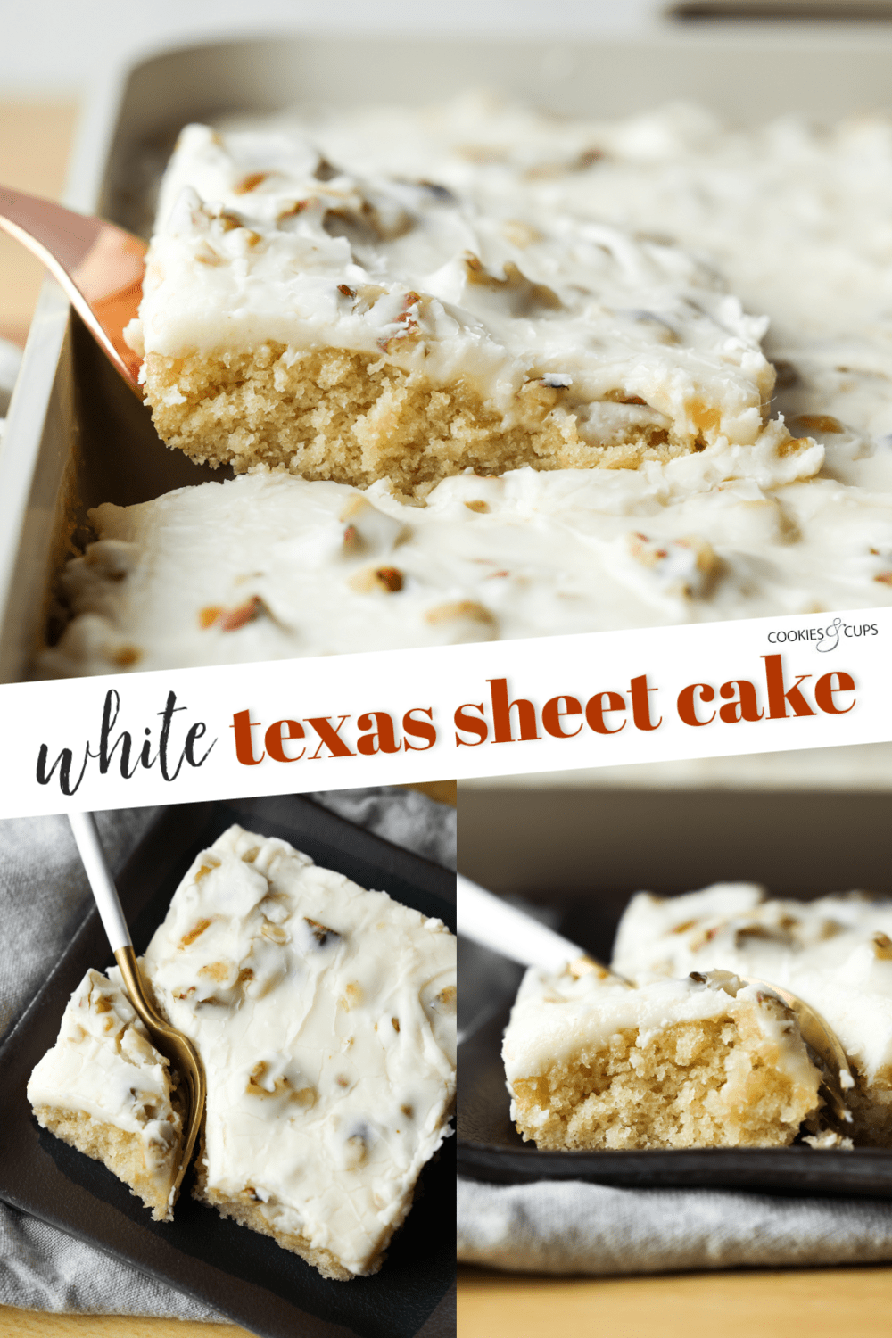 Pastel de hoja de Texas blanco Imagen de Pinterest