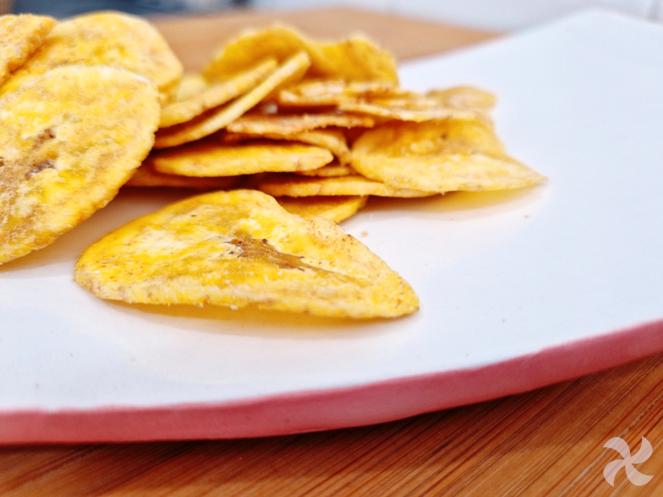 Chips de plátano en airfryer