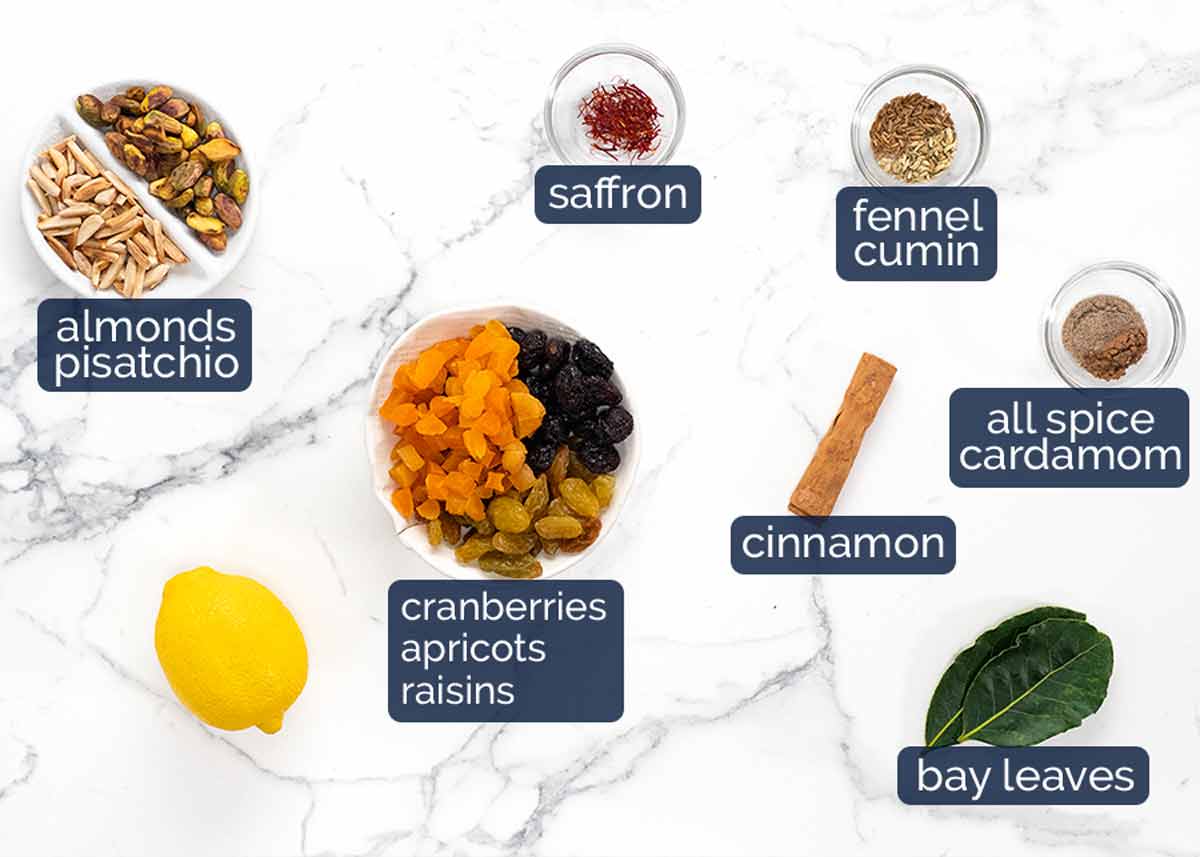 Ingredientes en Arroz pilaf enjoyado