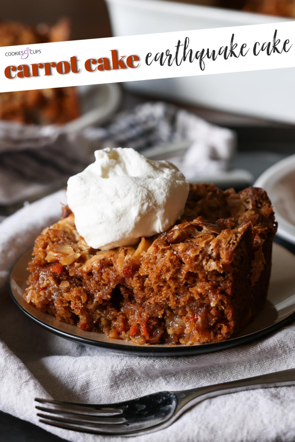 Pastel De Zanahoria Pastel De Terremoto Pinterest Image
