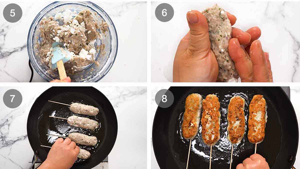 Cómo hacer koftas de pescado