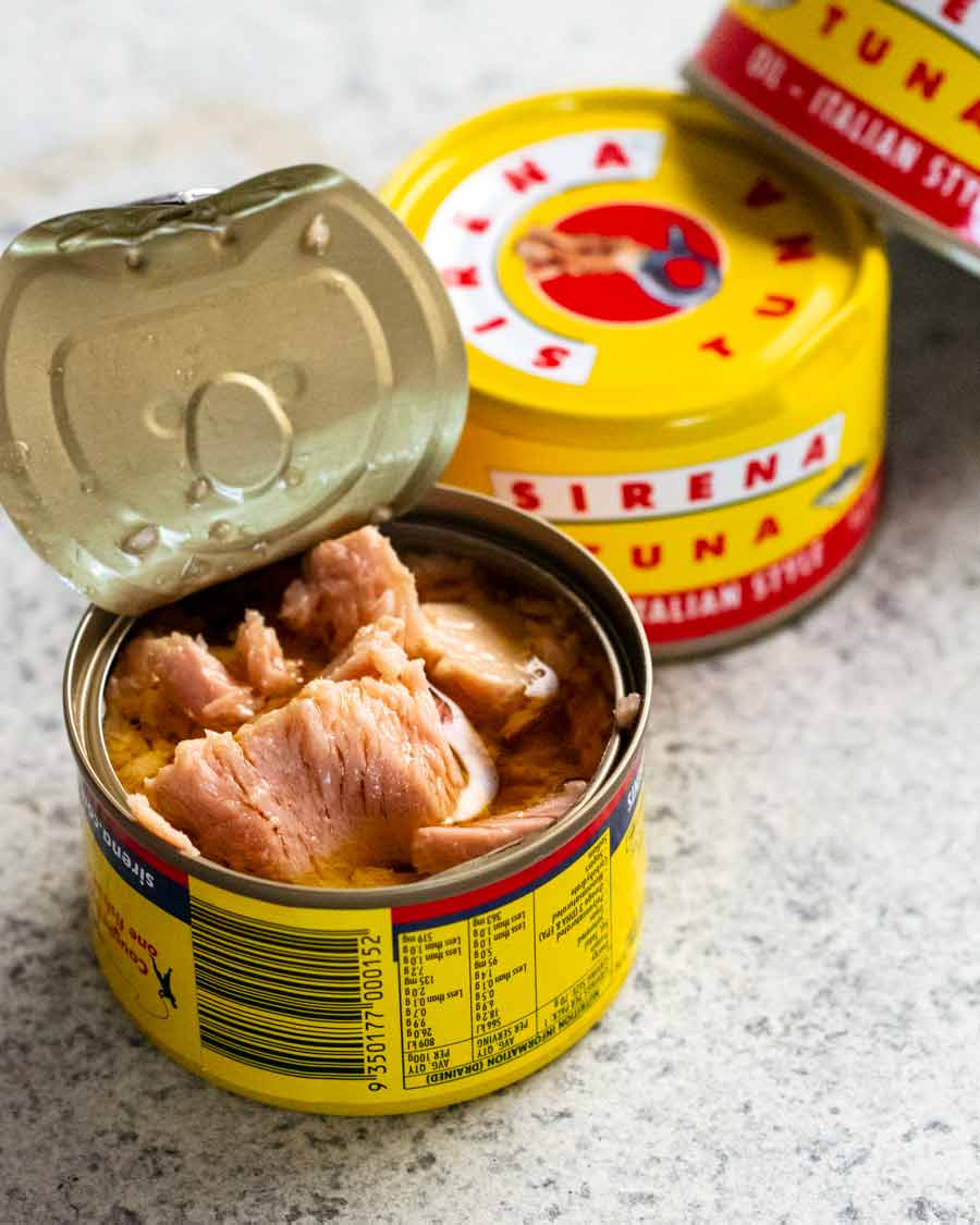 Atún en lata para pasta de atún