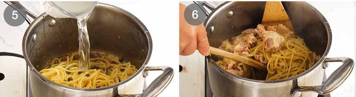 Cómo hacer pasta de atún en lata