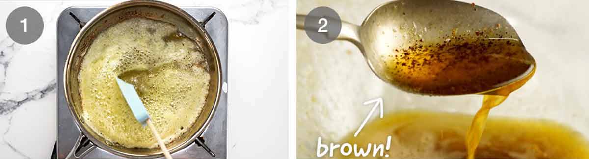 Cómo hacer galletas de chispas de chocolate con avena y mantequilla marrón