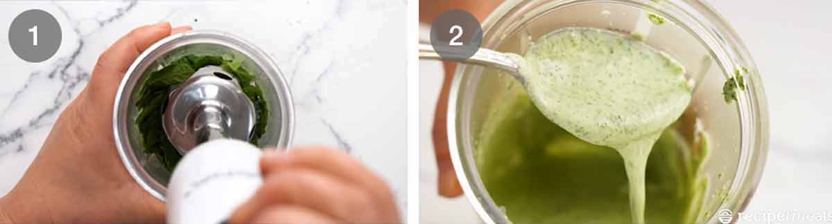 Cómo hacer yogur a la menta para albóndigas de cordero marroquí
