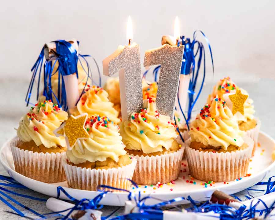 Pastelitos para el cumpleaños número 11 de Dozer