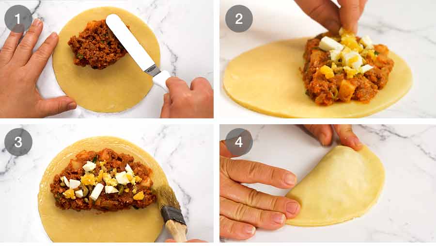 Cómo envolver empanadas