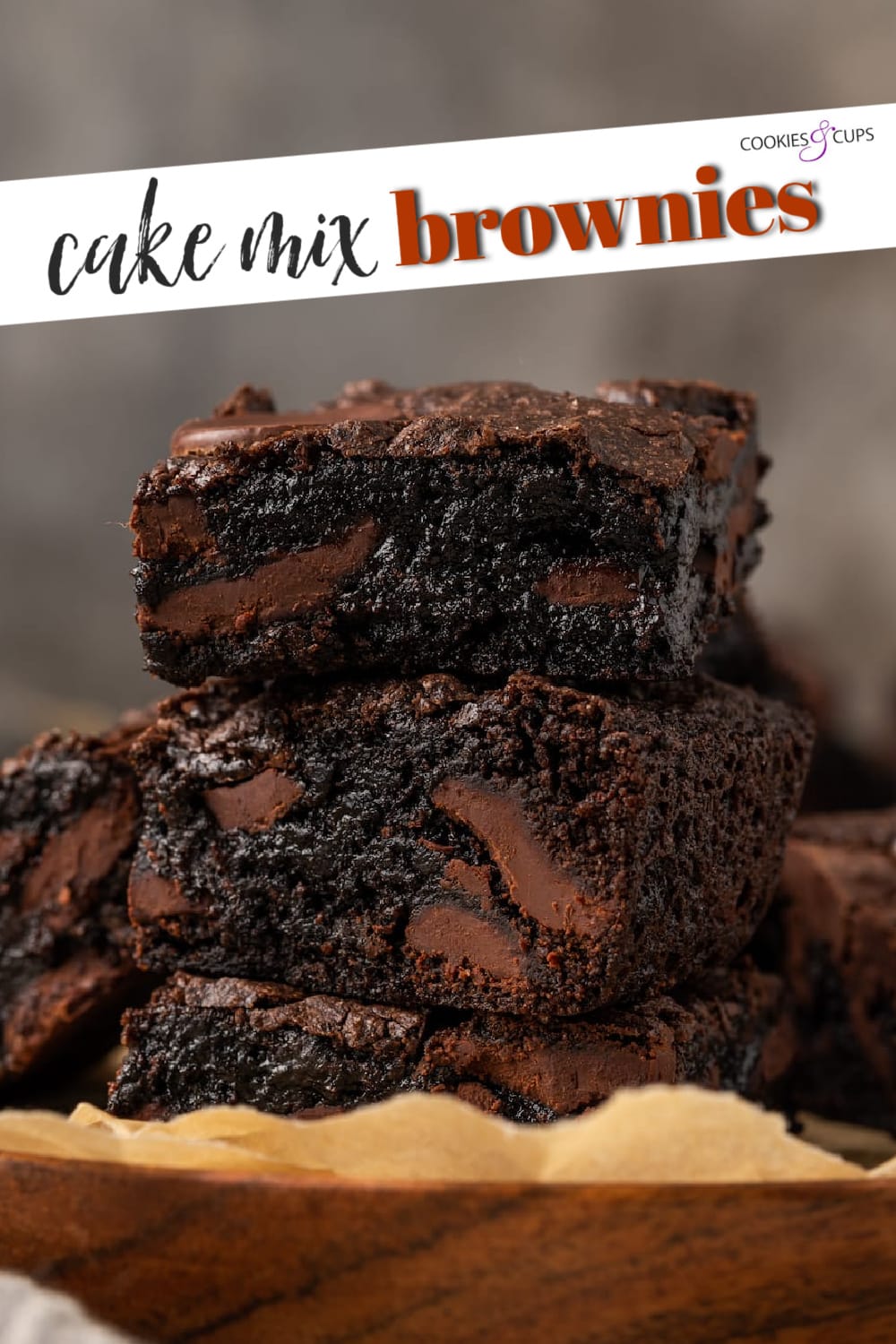 Brownies de mezcla para pastel Chapa