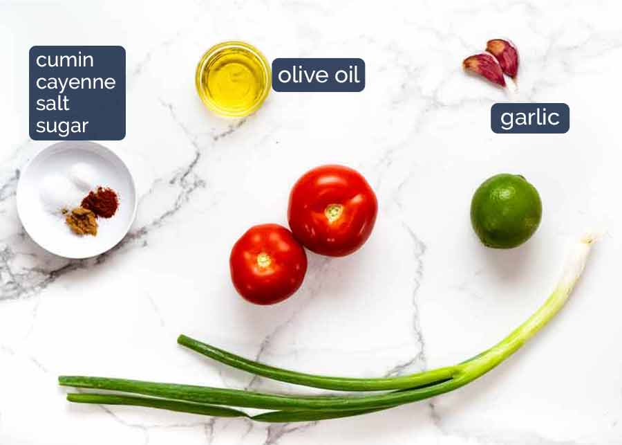 Ingredientes de la salsa de empanadas