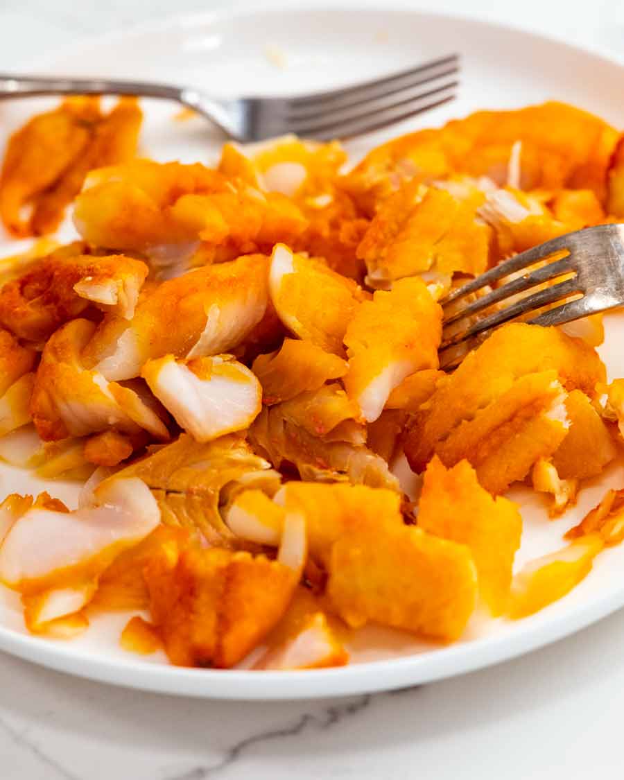 Pescado en escamas para Kedgeree - Arroz y pescado inglés